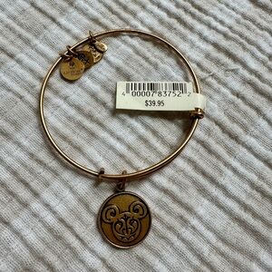 RETIRED Alex & Ani Gold Disney Charm Bracelet